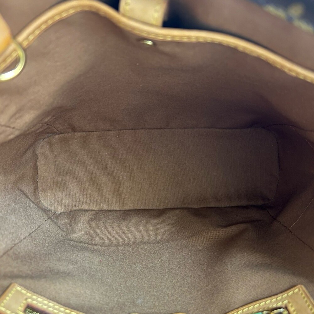 LOUIS VUITTON Brown Monogram Leather Tote Bag - Picture 9 of 10